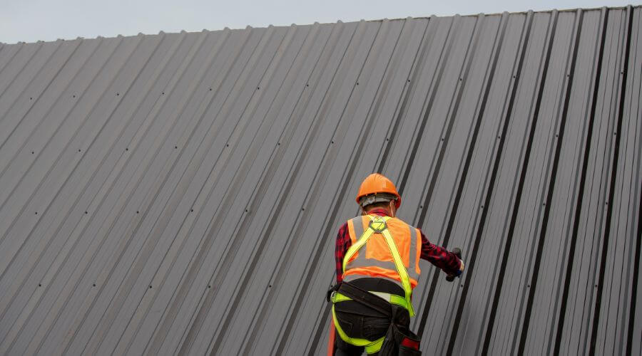 Professional metal roof installation services in Mio, MI